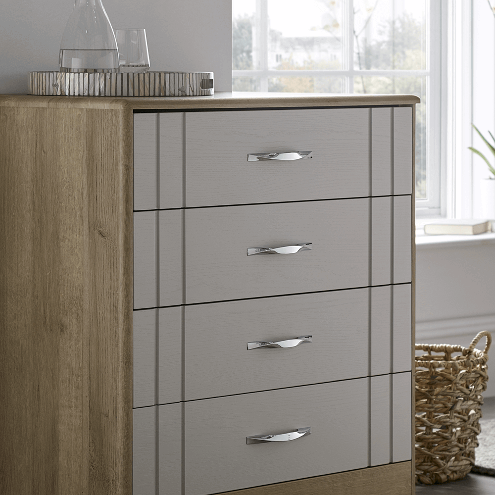 Madison 4 Drawer Chest of Drawers Wide Barons Contract Furniture