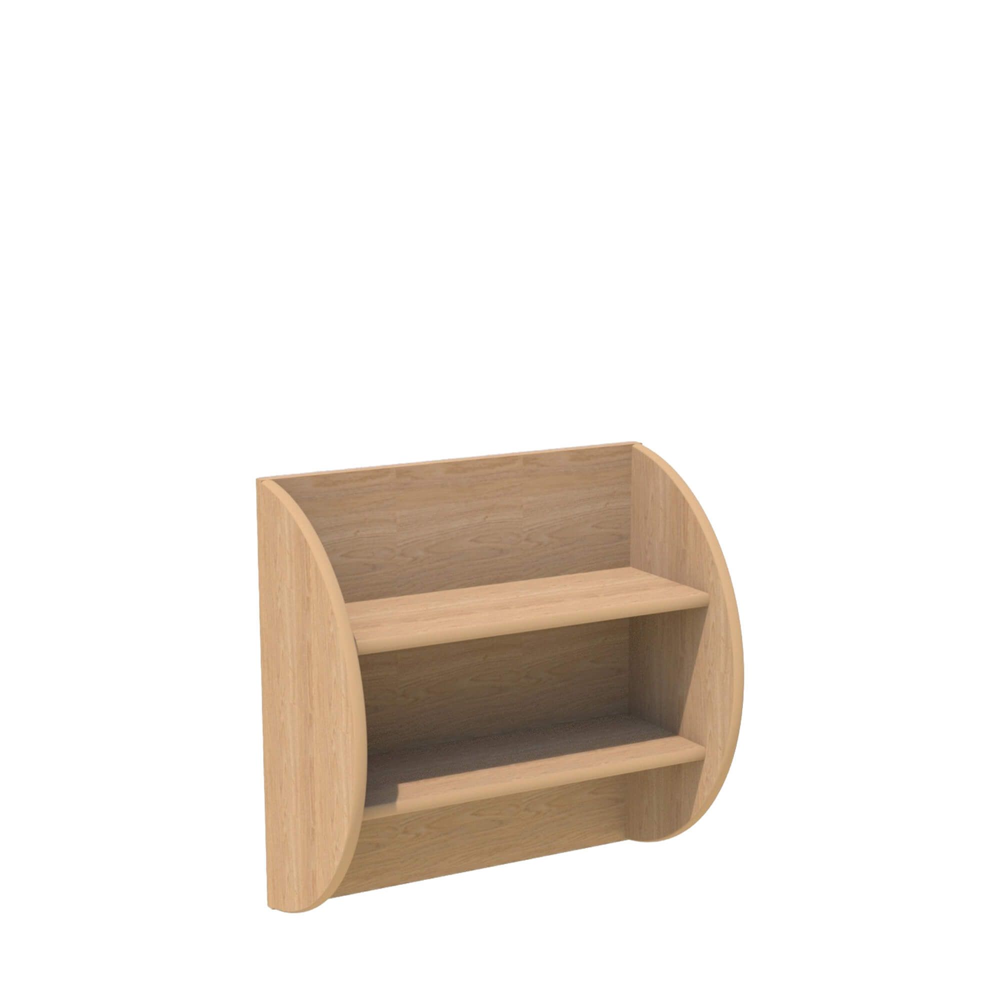 Wooden wall mounted bookshelves sale