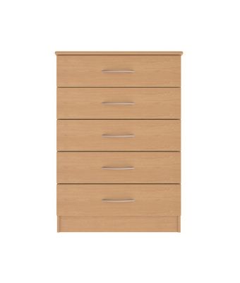 Buxton 5 Drawer Chest Wide