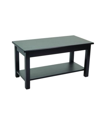 Rectangular Coffee Table With Shelf