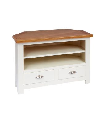 Cotswold 2 Drawer Corner TV Unit