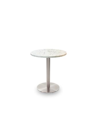 Gino Circular Dining Table with Marble Top 
