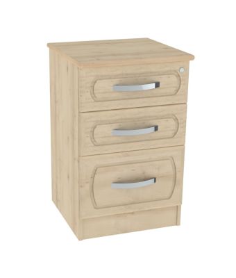 Hilton Express Bedside Table with 3 Drawers