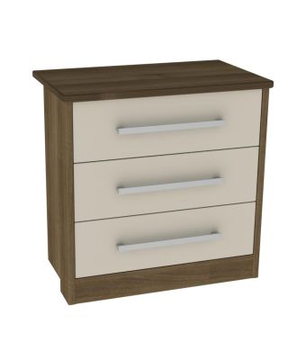 Hudson 3 Drawer Chest - High