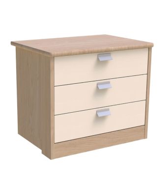 Maine 3 Drawer Wide Chest Low Risk or Medium Risk