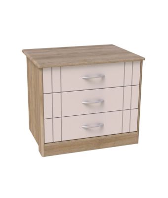 Madison 3 Drawer Chest of Drawers Wide