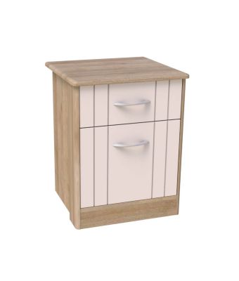 Madison Bedside Table with Cupboard and Drawer