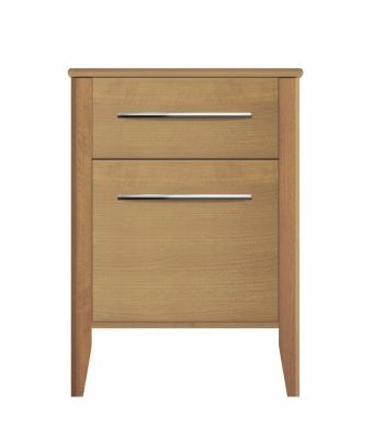 Nevada Bedside Table with Drawer & Lockable Door