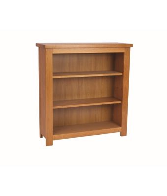 Portland Oak 3-Shelf Bookcase