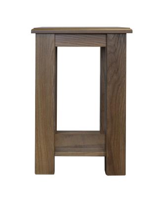 Portland Oak Tall Lamp Table