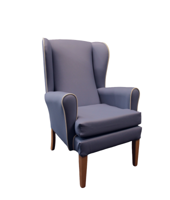 Lancaster High Back Chair with wings - Special Offer- Hyacinth