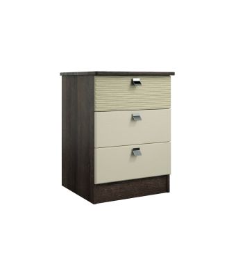 Vegas Bedside 3 Drawer No Lock