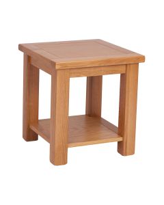 Portland Oak Small Lamp Table