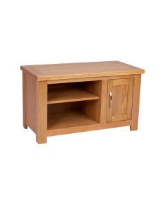 Portland Oak Small 1 Door TV Unit