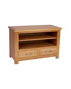 Portland Oak 2 Drawer TV Unit