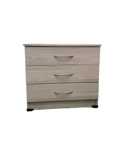 Buxton Express Nordic Grey 3-Drawer Chest of Drawers
