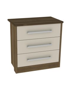 Hudson 3 Drawer Chest - High