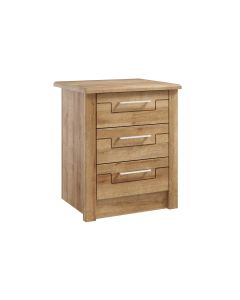 Kingston Bedside Table with 3 Drawers