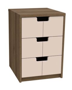 Orleans Bedside Table with 3 Drawers (Low or Medium Risk)
