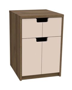 Miami Bedside Table with Door & Drawer (High Risk)