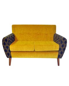 Retro Mid Back 2 Seater Sofa