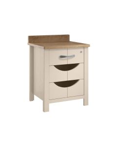 Vermont Bedside Table with 3 Drawers