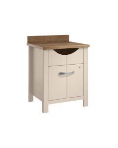 Vermont Bedside Table with Door and Drawer