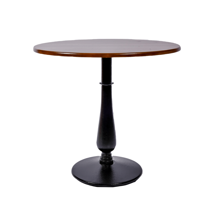 Heston round shop dining table