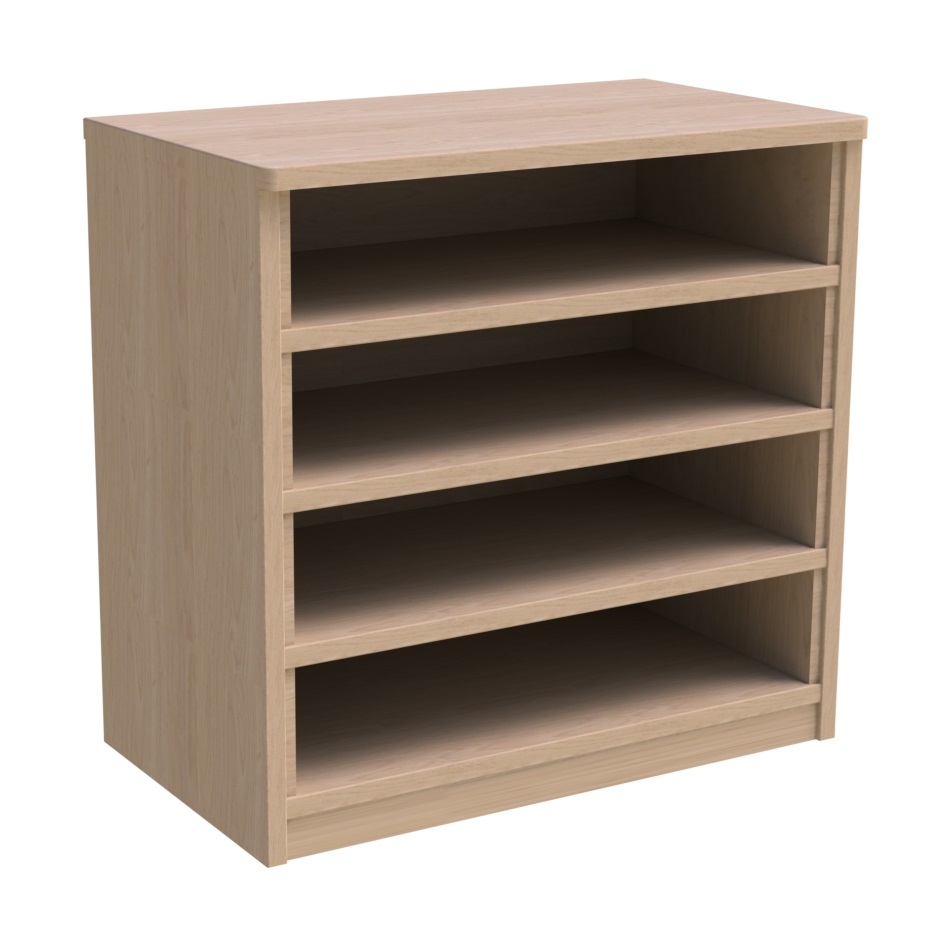 HDU Style Wide Chest with 4 Shelves