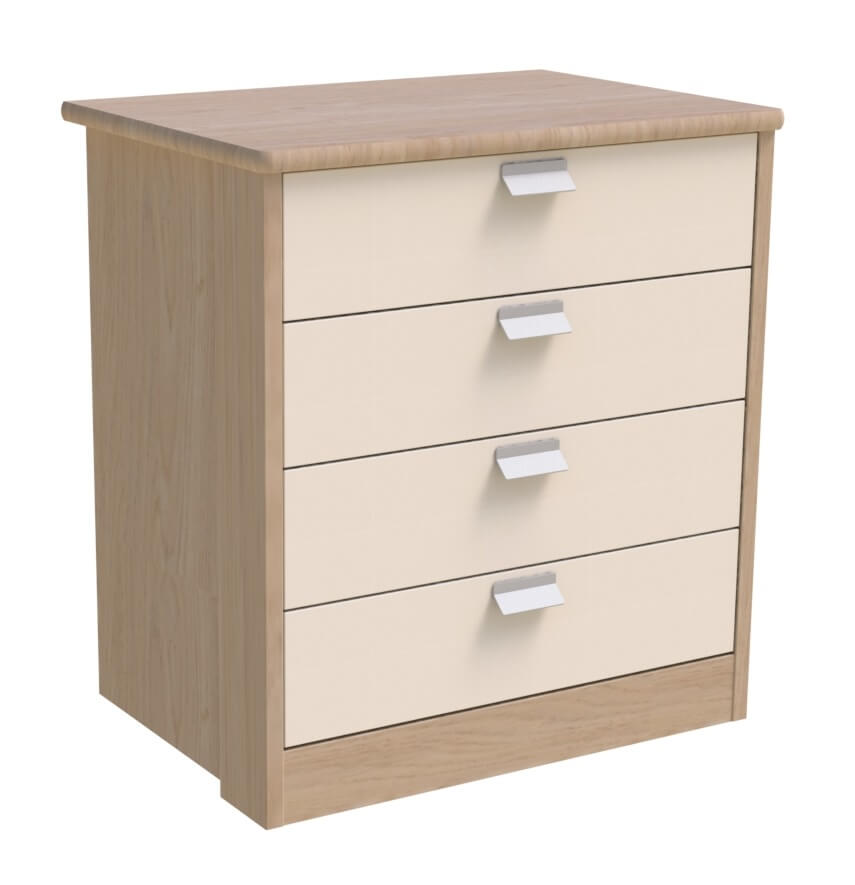 Maine 4 Drawer Wide Chest Low Risk or Medium Risk