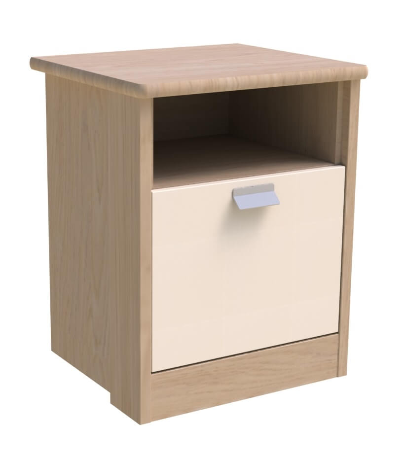 Maine Bedside Table with 1 door Low Risk or Medium Risk