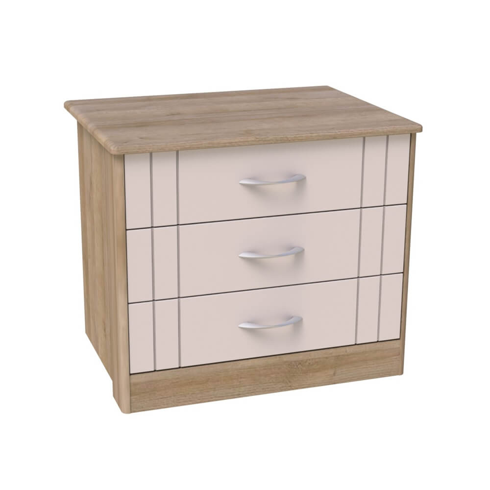 Madison 3 Drawer Chest Wide