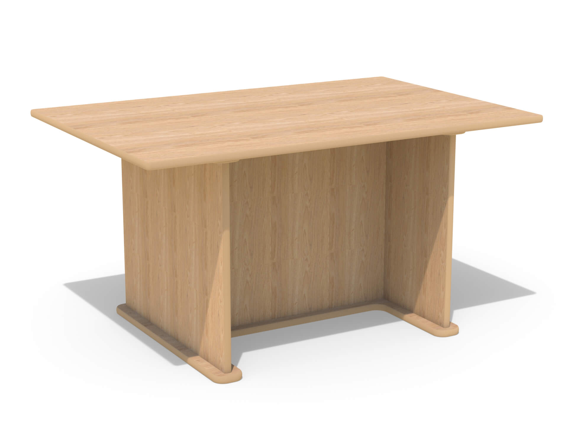 Indistruct Rectangular Dining Table