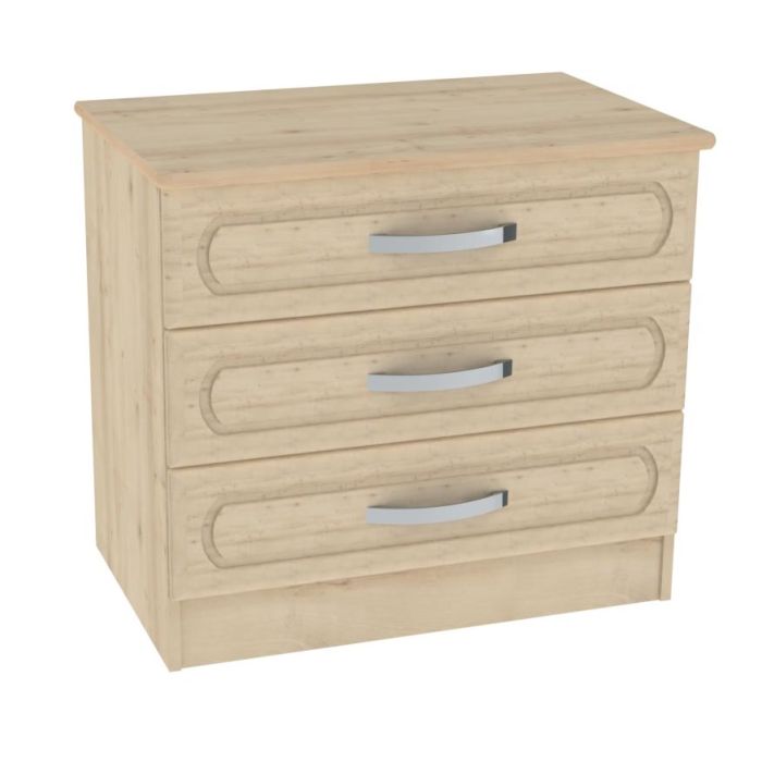 Hilton 3 Drawer Chest Wide