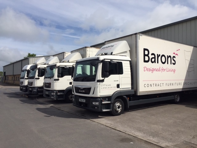 Barons Contract Furniture - Transport Fleet