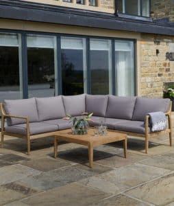 outdoor corner sofa, 6-seater