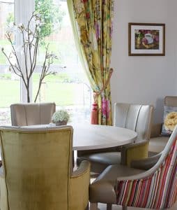 dining table and chairs