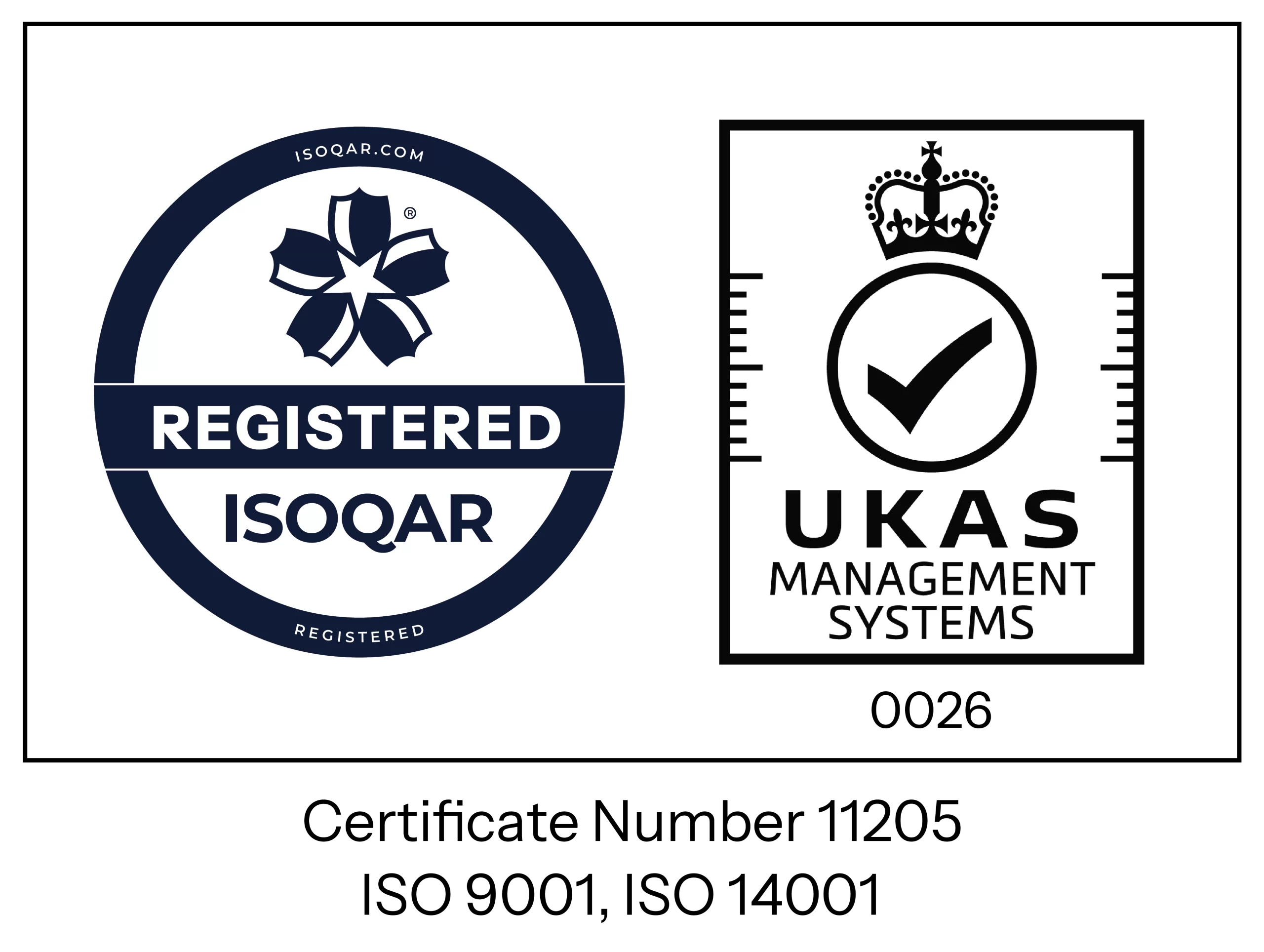 ISO 9001 & 14001 Logo
