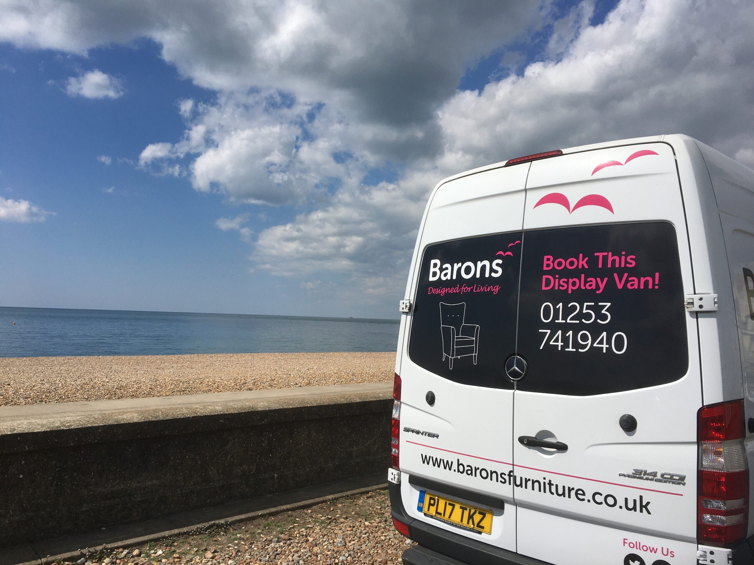 Barons Van in the sun