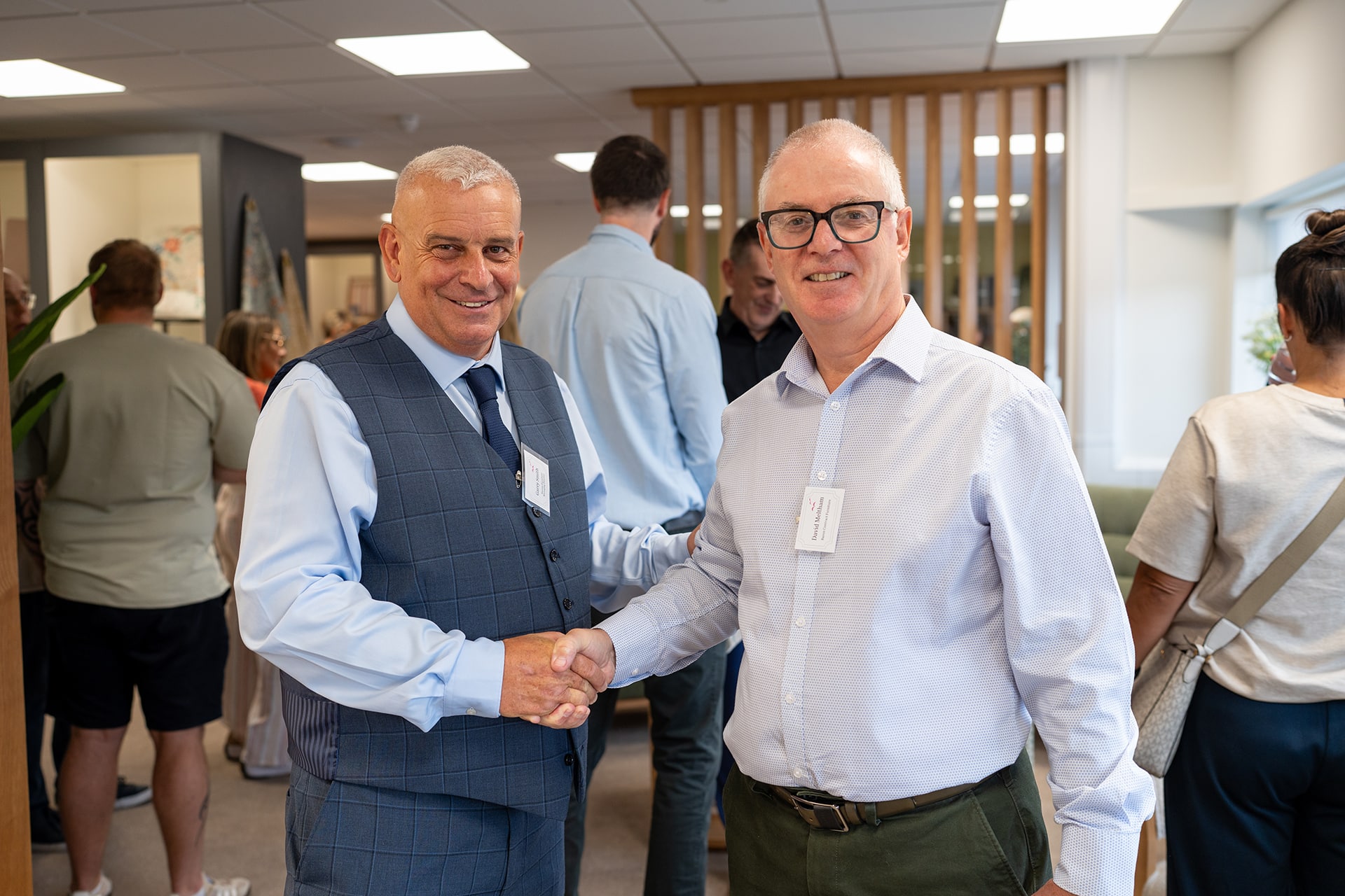 men shaking hands
