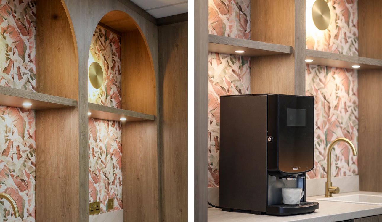 Introducing Our Bespoke Coffee Bar – A New Centrepiece for the Barons Showroom